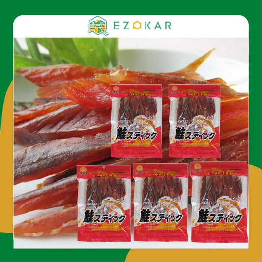 【北海道日本直送】北海道產鮭魚條乾下酒菜零食熱銷 好評 數量有限5包1組