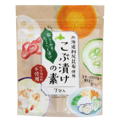 【北海道直送】 昆布味醬菜精華醬湯15ml*7小包