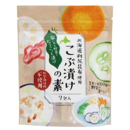 【北海道直送】 昆布味醬菜精華醬湯15ml*7小包